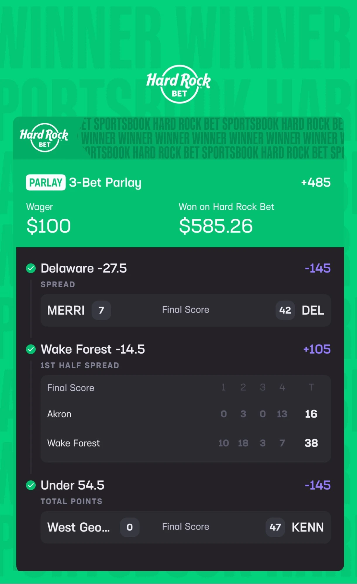 Trident DFS proof slip 16